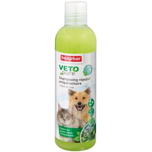 BEAPHAR koerte ja kasside parasiidivastane šampoon kirpude, puukide ja putukate vastu, 250 ml