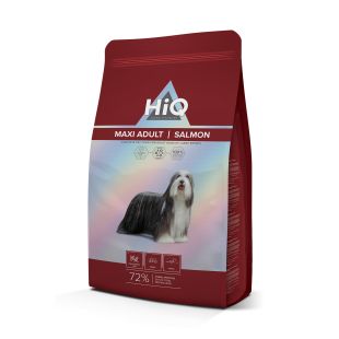 HIQ kuivtoit täiskasvanud suurtele koeratõugudele, lõhega  11 kg x 2
