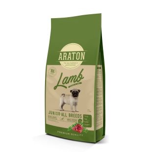 ARATON kuivtoit lambalihaga igat tõugu noortele koertele 15 kg x 2