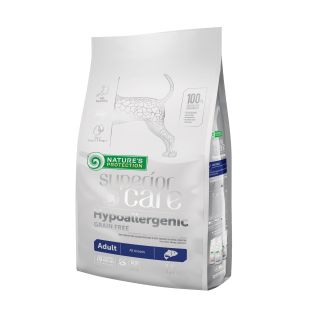 NATURE'S PROTECTION SUPERIOR CARE teraviljavaba kuivtoit igat tõugu täiskasvanud tundlikele koertele, lõhega 1,5kg x 4