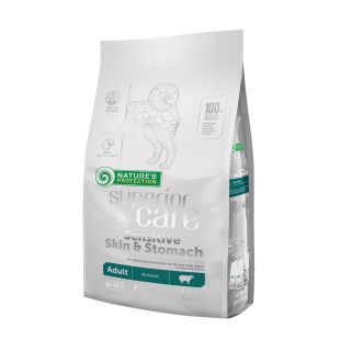 NATURE'S PROTECTION SUPERIOR CARE kuivtoit tundliku naha ja seedimisega täiskasvanud koertele, kõikidele tõugudele, lambalihaga 1,5kg x 4