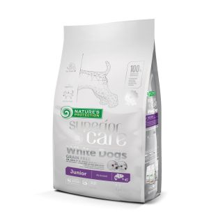 NATURE'S PROTECTION SUPERIOR CARE teraviljavaba kuivtoit igat tõugu kasvueas valgekarvalistele koertele, lõhega 1,5kg x 4