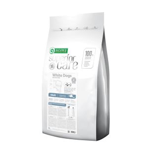 NATURE'S PROTECTION SUPERIOR CARE teraviljavaba kuivtoit täiskasvanud väikest ja mini-tõugu koertele, valge kalaga 10 kg x 2