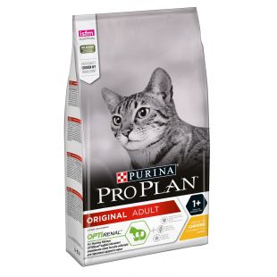 PRO PLAN OPTIRENAL сухой корм для взрослых кошек, с курятиной 1.5 кг