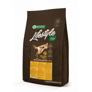 NATURE'S PROTECTION LIFESTYLE teraviljavaba kuivtoit igat tõugu kutsikatele, lõhe ja krilliga 10 kg