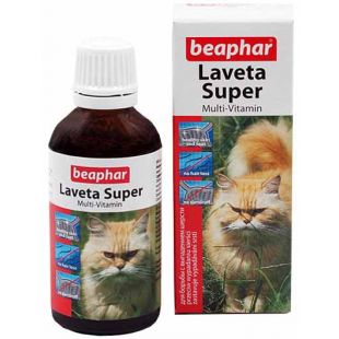 BEAPHAR Laveta super cat витамины для кошек 50 мл