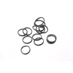 LAINEE 100tk lateks-elastsed kummid 100 tk, 8 mm, mustad
