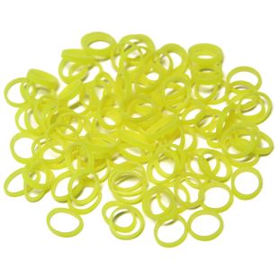LAINEE 100tk lateks-elastsed kummid 100 tk, 8 mm, kollased