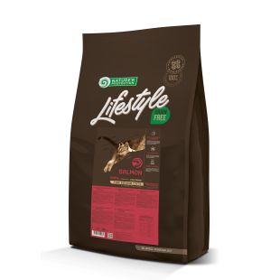 NATURE'S PROTECTION LIFESTYLE сухой беззерновой корм для зрелых кошек, с лососем 7 кг