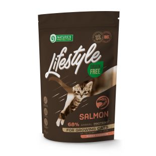 NATURE'S PROTECTION LIFESTYLE teraviljavaba kuivtoit kassipoegadele, lõhega 400 g