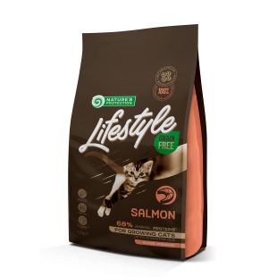 NATURE'S PROTECTION LIFESTYLE teraviljavaba kuivtoit kassipoegadele, lõhega 1,5 kg
