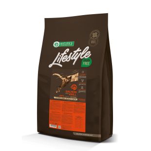 NATURE'S PROTECTION LIFESTYLE сухой беззерновой корм для взрослых стерилизованных кошек, с лососем и крилем 7 кг