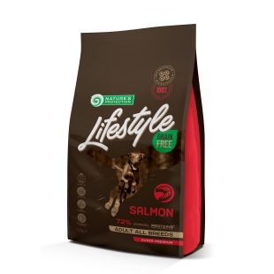 NATURE'S PROTECTION LIFESTYLE Sööt lõhega, kõigile täiskasvanud koeratõugudele, teraviljavaba. 1,5 kg