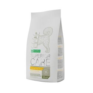 NATURE'S PROTECTION SUPERIOR CARE kuivtoit valge karvaga suurt tõugu täiskasvanud koertele, lambalihaga 10 kg