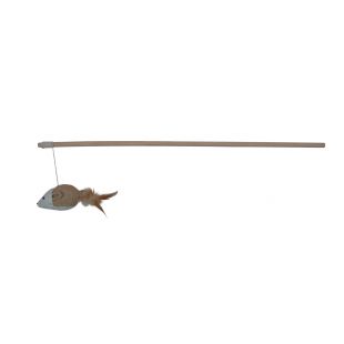 TRIXIE Kassimänguasi hiir õnge otsas 50 cm