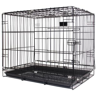 HIPPIE PET Metallpuur lemmikloomale must, 107x59x79 cm