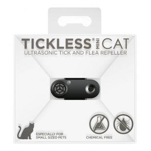 TICKLESS TickLess CAT ultraheliripats puukide ja kirbude tõrjumiseks, koertele ja kassidele must