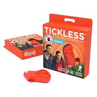 TICKLESS Брелок-отпугиватель клещей для людей TickLess Human оранжевого цвета