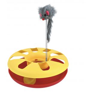 TRIXIE Игрушка для кошек колесо с мышкой, 24x29 см
