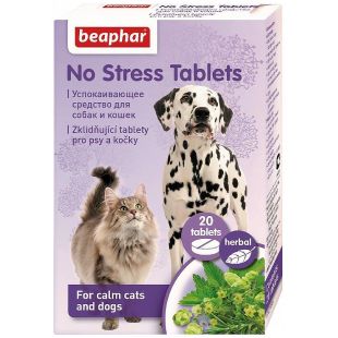 BEAPHAR No Stress пищевая добавка для собак и кошек 20 таблеток