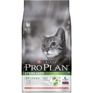 PRO PLAN OPTIRENAL kuivtoit steriliseeritud kassidele, lõhega 1.5 kg