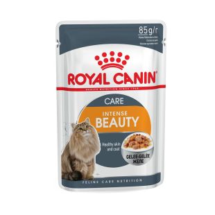 ROYAL CANIN Intense Beauty Jelly консервированный корм для взрослых кошек 85 г x 12