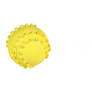 TRIXIE Игрушка для собак, резиновый пищащий мячик Мячик, с пищалкой, резиновая, 6 cм