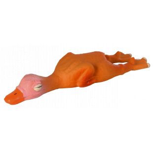 TRIXIE Игрушка для домашних животных Утка, резиновая, 14.5 см