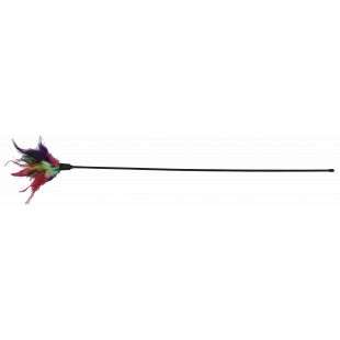TRIXIE Игрушка для кошек перья на палочке, 50 см