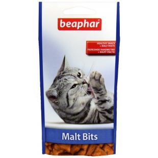 BEAPHAR Malt-bits cat - linnasepastaga maiused kassidele 35 g