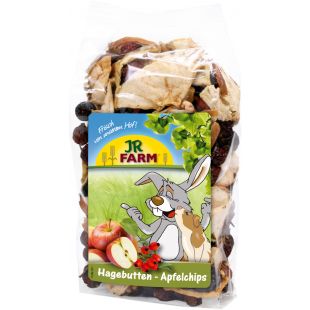 JR FARM пищевая добавка для грызунов, с яблоками и шиповником 125 г