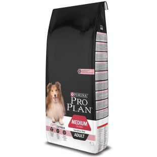 PRO PLAN OPTIDERMA сухой корм для взрослых собак средних пород с чувствительной кожей 14 кг