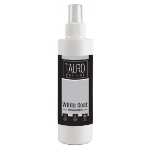 TAURO PRO LINE White Coat Whitening Lotion, karvahelenduspiim valgekarvalisele koerale ja kassile 150 ml