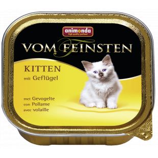 ANIMONDA Vom feinsten консервированный корм для молодых кошек, с мясом домашней птицы 100 г