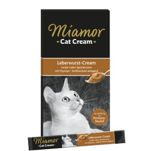 FINNERN MIAMOR Leberwurst-Cream Жидкое лакомство для кошек 6x15 г