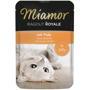 FINNERN MIAMOR Ragout консервированный корм для взрослых кошек, с индейкой 100 г