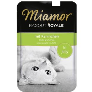 FINNERN MIAMOR Ragout консервированный корм для взрослых кошек, с крольчатиной 100 г