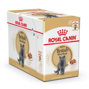 ROYAL CANIN British Shorthair консервированный корм для взрослых кошек 85 г x 12