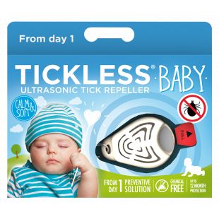 TICKLESS Брелок-отпугиватель клещей для младенцев TickLess Baby песочного цвета