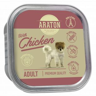 ARATON консервированный корм для взрослых собак, с курятиной 150 г