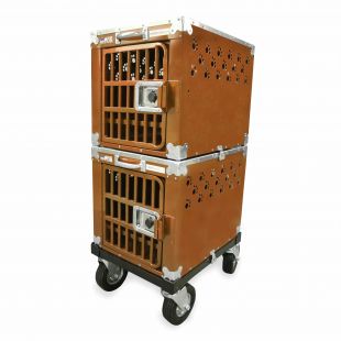 HYDROGROOM 100 Crate, клетка для животных двойная Карамельный блеск