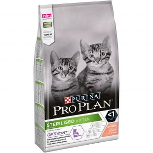 PRO PLAN OPTISTART kuivtoit steriliseeritud kassipoegadele, lõhega 1.5 kg