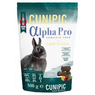 CUNIPIC Alpha Pro Adult корм для кроликов 500 г