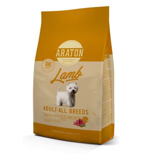 ARATON Сухой корм для собак Adult Lamb 3 кг