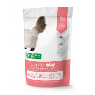 NATURE'S PROTECTION Kuivtoit kassidele Long hair Adult 1 year and older Poultry 400 g