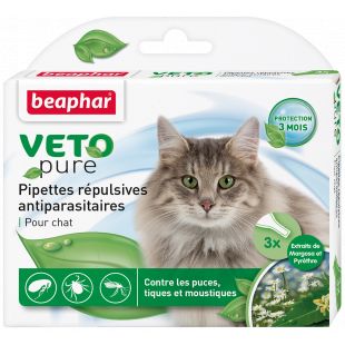 BEAPHAR VETO Pure -1 капли от блох для кошек 1 vnt