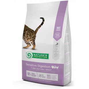 NATURE'S PROTECTION сухой корм для взрослых кошек с чувствительным пищеварением,  с мясом домашней птицы 2 кг