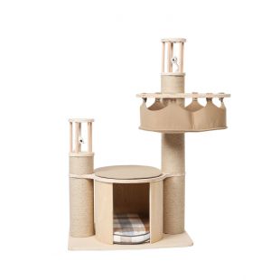 P.LOUNGE Puidust kraapimispost 70x58x118 cm