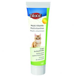 TRIXIE Пищевая добавка для кошек – мультивитаминная паста 100 г