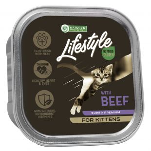 NATURE'S PROTECTION LIFESTYLE консервированный корм для молодых кошек, с говядиной 85 g